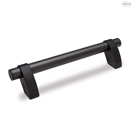 Elesa Alum tube, epoxy resin coating, handle shanks, black, M.1053 P/30-595-EP M.1053-P-EP